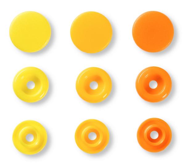 Prym Love Druckknöpfe "Color Snaps" Gelb - Ø 12,4 mm - 30 Stück